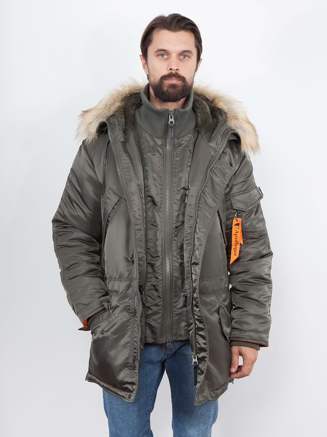 картинка Apolloget EVEREST Grey/Tomato от магазинаАполлогет