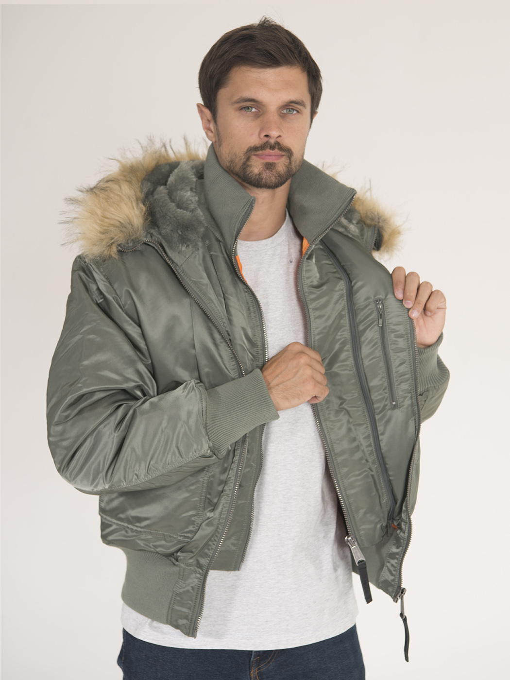 картинка Apolloget AVIATOR HD Olive/Orange от магазинаАполлогет