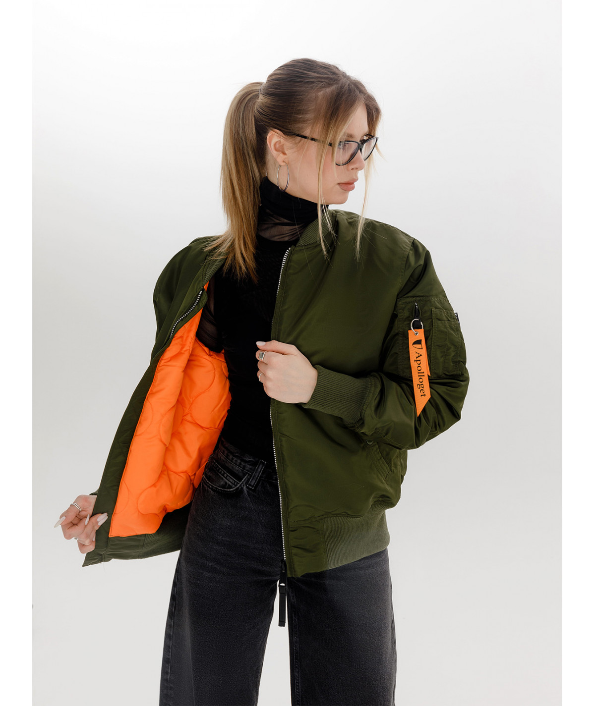 картинка Apolloget B-17 Army Green/Orange от магазинаАполлогет