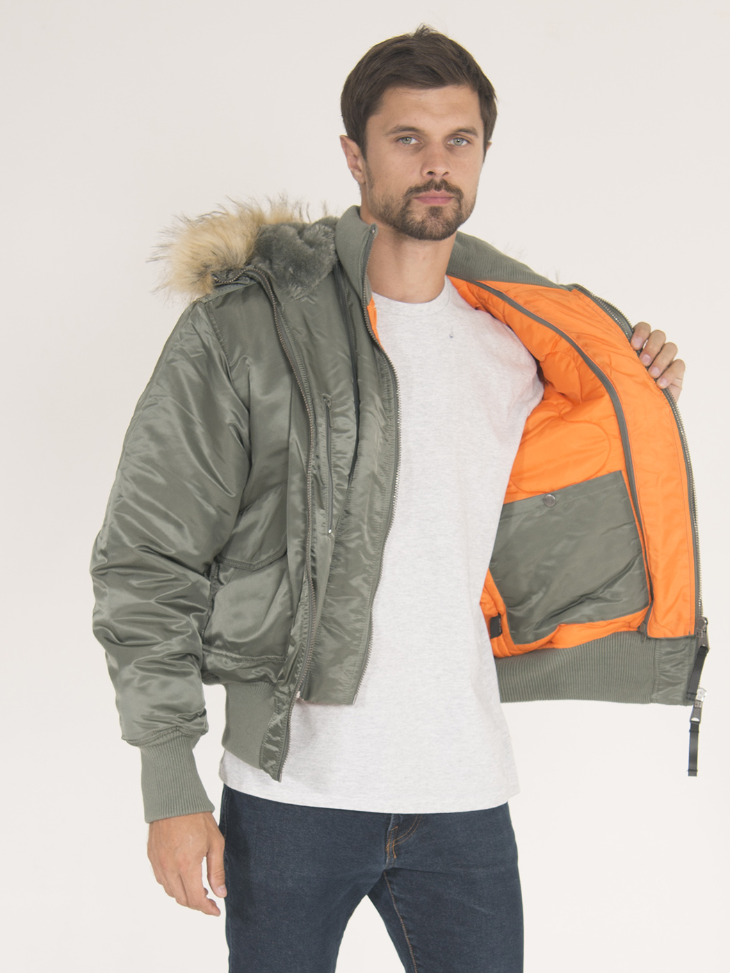 картинка Apolloget AVIATOR HD Olive/Orange от магазинаАполлогет