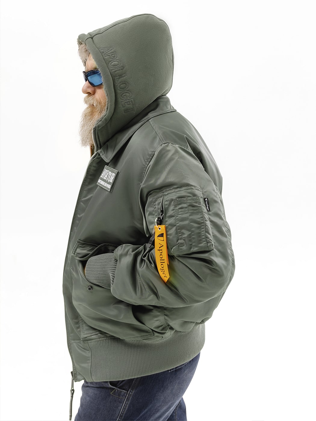 картинка Apolloget AVIATOR HD II Olive/Orange от магазинаАполлогет