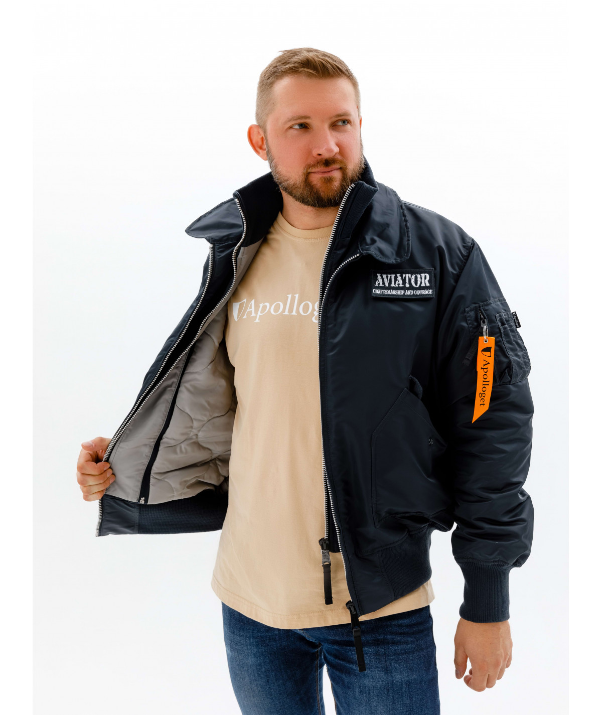 картинка Apolloget AVIATOR Steel Blue/Gun Metal от магазинаАполлогет